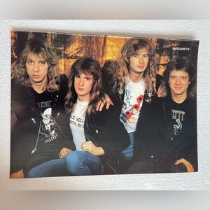 Megadeth Band Pinup